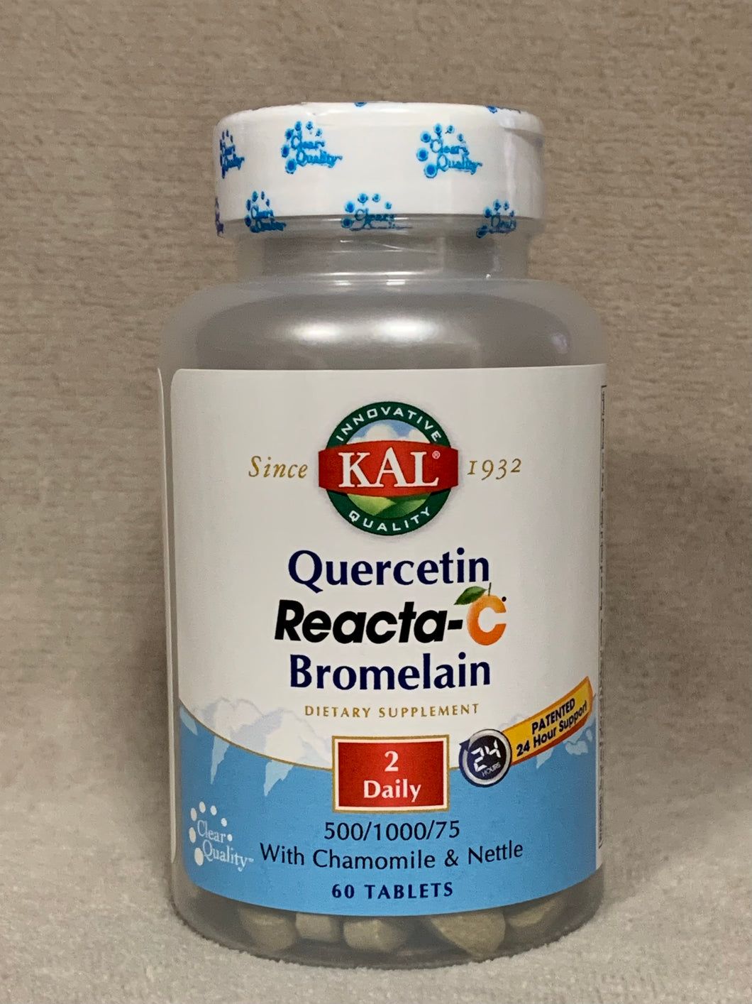 KAL Quercetin Reacta-C Bromelain 60 tablets